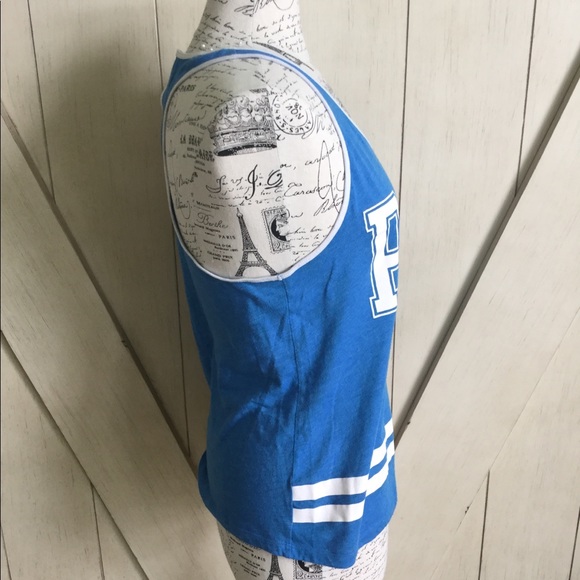 💙PINK Racerback Collegiate Tank💙 - Picture 2 of 5